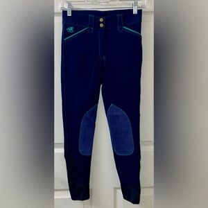 Girls Piper by SmartPak equestrian horse riding breeches pants size 12